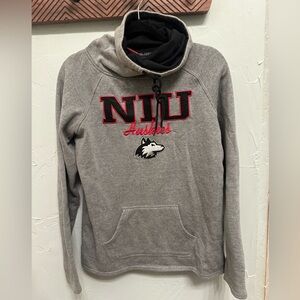 Colosseum Gray NIU Huskies Hoodie